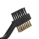 Dual Bristles Golf Club Brush Cleaner Ball 2 Way Cleaning Clip Groove Light