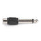 2pcs 6.5mm to RCA Male to Female Jack Plug Audio Video Converters Adapters #k