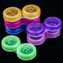10 x Contact Lens Cases - Colour Coded L and R Soaking Storage Cases, Rando
