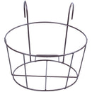 Metal Iron Flower Pot Hanging Balcony Garden Plant Planter Home Decor baske