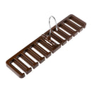 10 grid Storage Rack Tie Belt Scarf Rack Organizer Closet Wardrobe Space Sa K4O9
