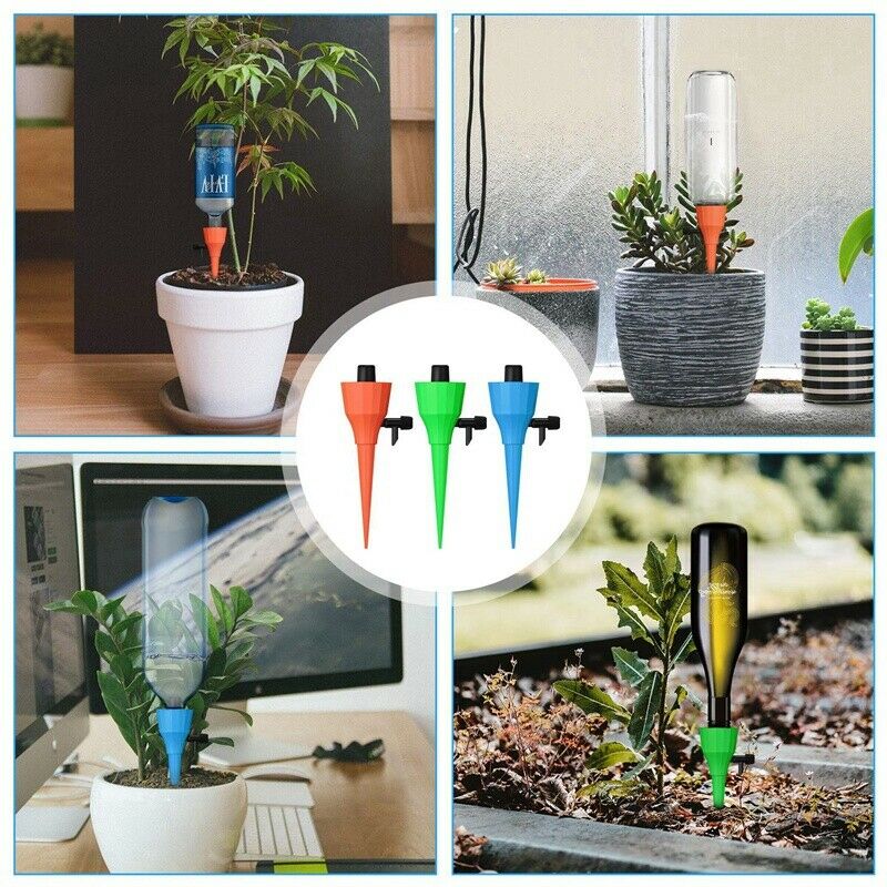 6Pcs Automatic Watering Self Waterer Irrigation Drippers Plant Watering Dri