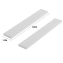 2pcs Buffalo Bone Bridge Saddle Blank Replacement for Classical Acoustic Gui