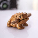 Wood Frog Rasp Percussion Musical Instrument Tone Block T6Z4 Stick R2H6 Sup R4P8