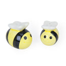Ceramic Salt & Pepper Shakers Cute Honey bee Design Wedding Favors Gift Wrapped