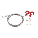 1/10 RC car Crawler Steel Tow Rope with Hooks for SCX10 Wraith Axial D90 To