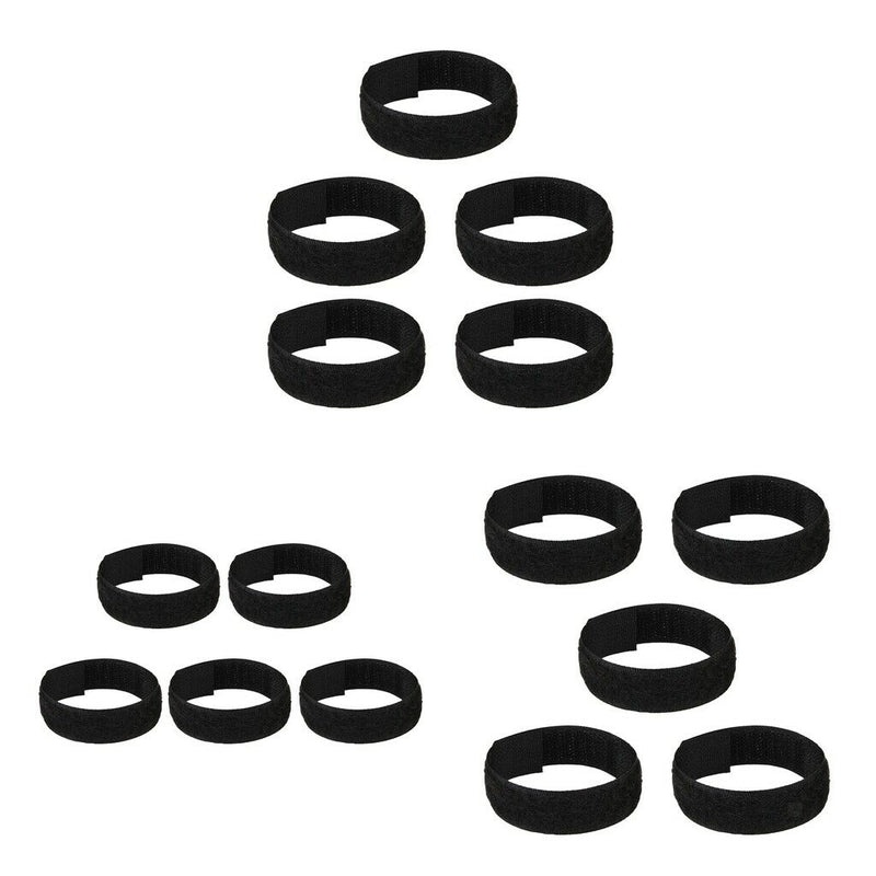 Pack of 15 No-Crow Rooster Collar (18x2cm/ Black Colors)