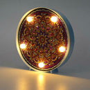 DIY Special Drill LED Diamond Painting Light Mandala Embroidery Round Lamps