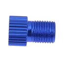 4pcs Presta to Shrader Bicycle Road Bike Valve Adapters Converters (Blue)