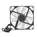 PC Computer 33 LED 120mm Silent Computer Case Heatsink Cooler Fan(White)