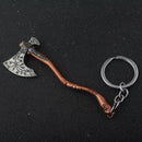 God of War 4 Leviathan Key Chain Metal Keyrings Kratos Guardian Axe Shape