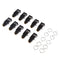 Female Jack / Jack 10Pcs 6.35mm / 6.35mm 3Pins Stereo Microphone