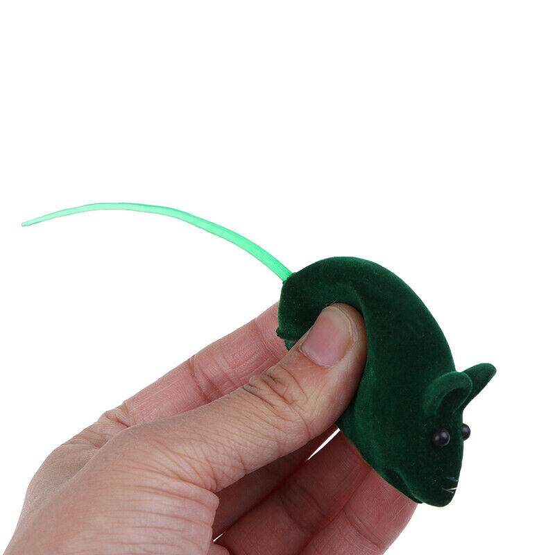 1pcs Rat Year Squeaky Sound False Mouse For Teases Cat Puppy Trainer Sound  FT