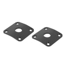 2 Pcs 35MMx35MM Metal Square Guitar Jack Plates JackPlate Cover for LP Elec C2D7