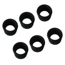 6Pcs Anti-UV Rubber 2" Fishing Rod Holder Tube Insert Protector Replacement