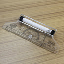 Metric Squares Angles Parallel Multi-purpose Drawing Rolling Ruler Tool P BWR