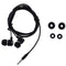 3.5mm Plug Wired Plastic Case In-Ear Stereo Bass Earphone