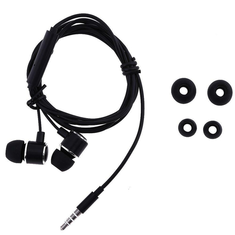 3.5mm Plug Wired Plastic Case In-Ear Stereo Bass Earphone