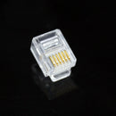 RJ12 Modular Plugs 6P6C for Solid 100 pcs Connectors CCC LJ