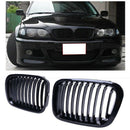 Front Kidney Grills Compatible for BMW E46 3 Series 320I 325I 325Xi 323I 32