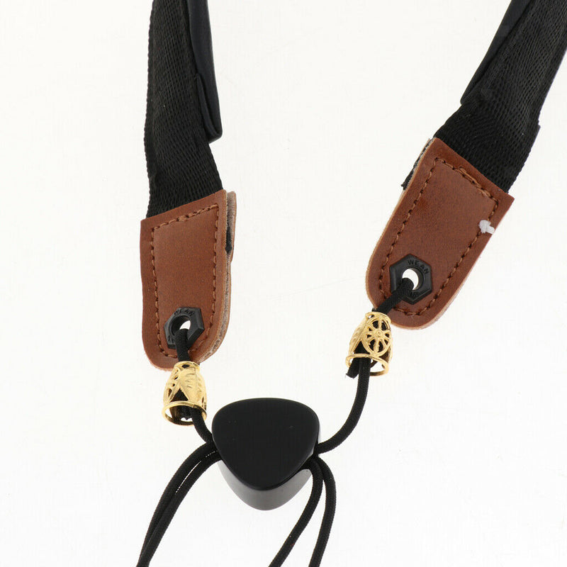 Black Saxophone Sax Neck Strap with Metal Hook