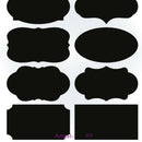40PCS New Wedding Home Kitchen Jars Blackboard Stickers Chalkboard Lables