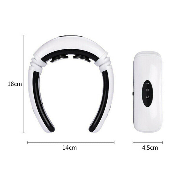 Electric Pulse Neck Massager Magnetic Therapy Vertebra Treatment Pain  SDI WAZ
