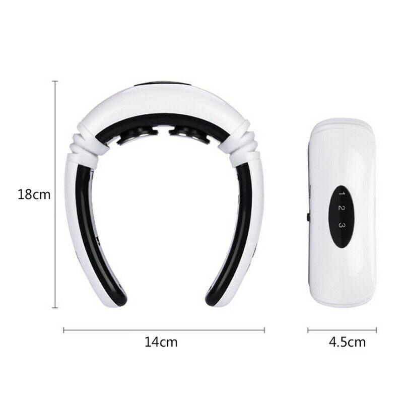 Electric Pulse Neck Massager Magnetic Therapy Vertebra Treatment Pain  SDI WAZ