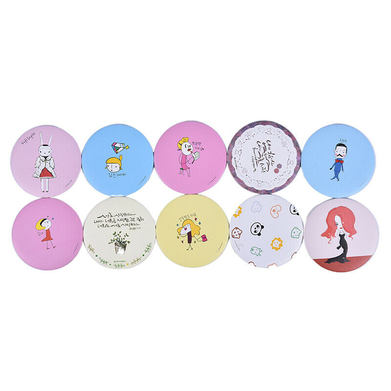 Portable Small Makeup Mirror Cartoon Style Travel Mirrors Pocket Beauty Mir3 Gw