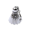 Creative metal badminton key chain three-dimensional badminton tournament s Q3J5