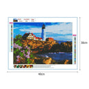 5D DIY Full Drill Diamond Painting Scenery Cross Stitch Embroidery Mosaic
