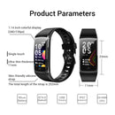 Smart Watch Fitness Tracker Sports Bracelet Heart Rate Monitor Women Black