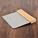Stainless Steel Dough Scraper Cutters Wooden Handle Cake Pizza Baking Tools