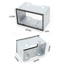 6.2 inch 2 Din Universal Fascia Mounting Frame Car Radio Dvd Player Kit Ste
