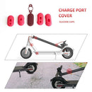 4pcs Case Silicone Cap M365 Electric Scooter Charge Port Cover Dust Plug AU