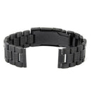 Solid Stainless Steel Links Watch Band Strap Deployment Buckle 22mm Straigh T8N5