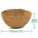 12" 30cm Hanging Basket Liners Basket Plant Fiber Liners For Flower Pots US Ew