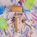 5D Diamond Painting Tool Wooden Roller, Wood Roller For Rhinestone Embroide Z7I5