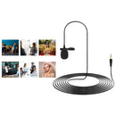 Clip-on Lapel Microphone Hands Free Mic 3.5mm for Pocket 2 Video Recording