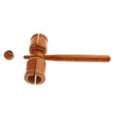 Jujube Wood Self Tone Block with Beater Hand Percussion Instrument Set