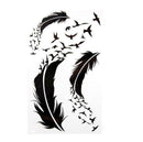 Feather Unisex  Removable Waterproof Temporary Tattoo Body Art Stickersã€LJ