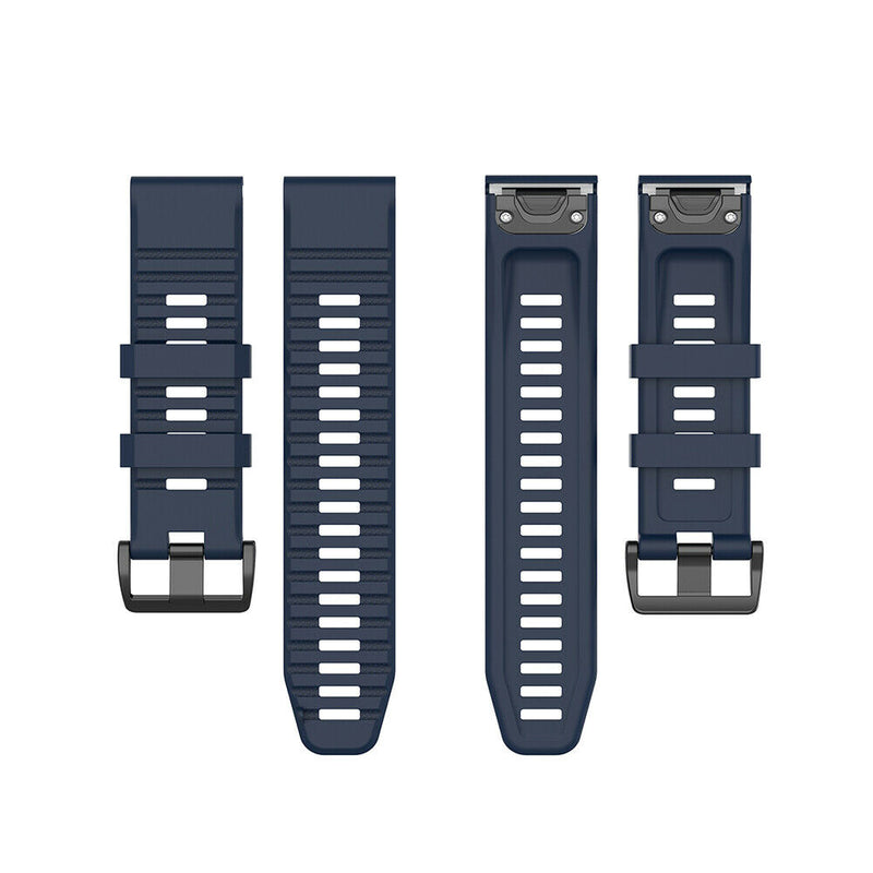 For Garmin Fenix 6X 6X Pro 5X 5X Plus 3 HR 26mm Silicone Strap Band Bracelet