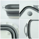 Multifunction Collapsible Cutting Board Drain Basket Basin Q8I2 2019 T D8F6
