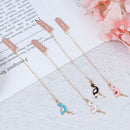 Flamingo Metal Bookmark Cute Animals Bookmarks For Books School Supplies JR FT
