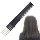 Double ends 2 Use Plastic Metal Hair Brushes Comb Barber Salon Tools Ed JC,aT Kw