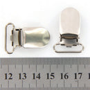 20 Metal Paci Pacifier Suspender Clips  Webbing Hook Ribbon Craft 20mm