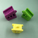 3X Dental Silicone Mouth Bite Block Rubber Mouth Opener Cheek Retractor Prop Kit