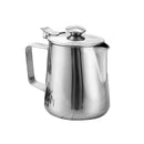 600ml Stainless Coffee Pitcher Milk Frothing Jug Kitchen Craft DIY with Lid