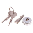 Glass Lock Zinc Alloy Showcase Push Glass Display Cabinet Cylinder Locking Lock