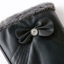 Women Motorcycle Riding Gloves Leather Mittens Touch Screen Warm Glove Mit